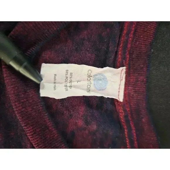 Womens Gruene Texas Graphic Tee Red Short Sleeve Crew Neck XL - Picture 5 of 6